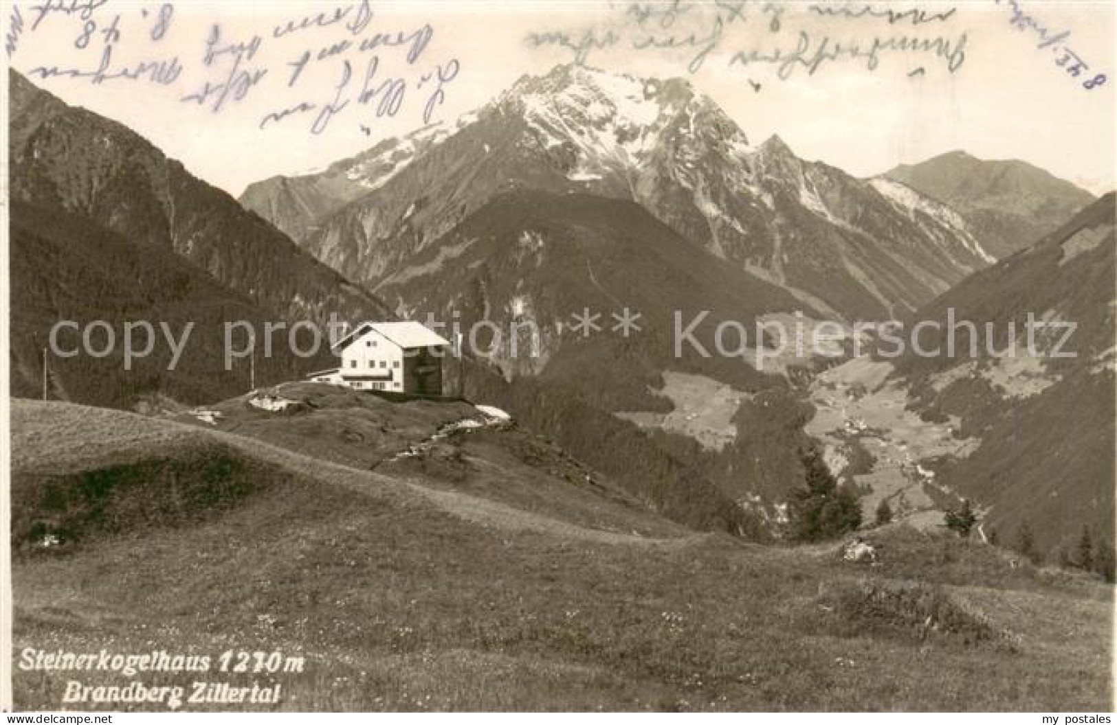 73818177 Steinerkogelhaus 1270m Brandberg Zillertal Tirol AT Panorama  - Autres & Non Classés