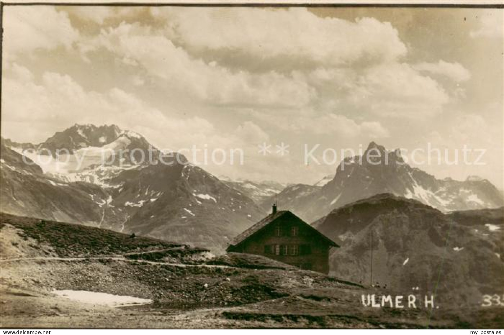 73818171 Ulmerhuette 2280m Vorarlberg AT Panorama  - Andere & Zonder Classificatie