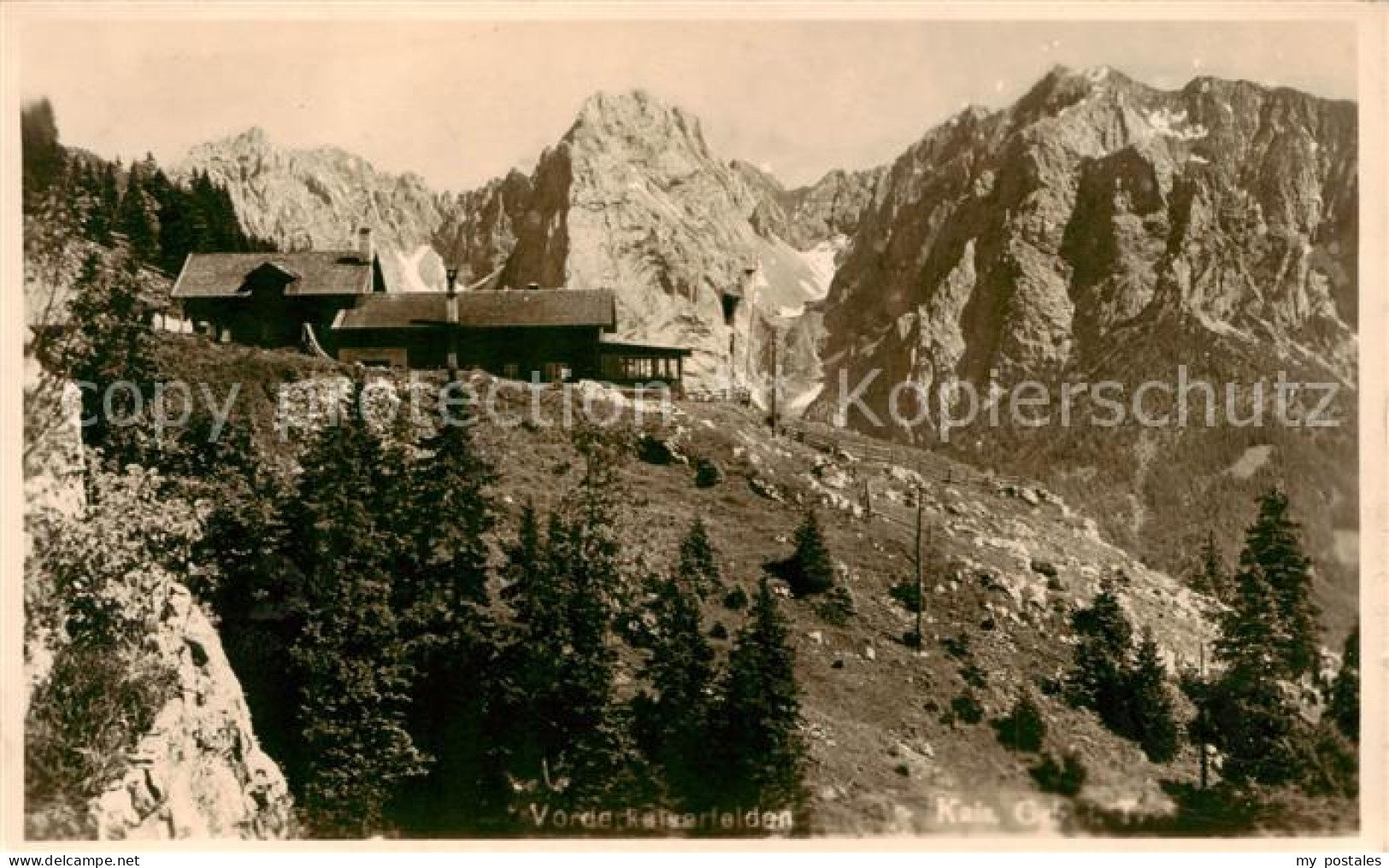 73818164 Vorderkaiserfelden Kaisergebirge Tirol AT Panorama  - Altri & Non Classificati