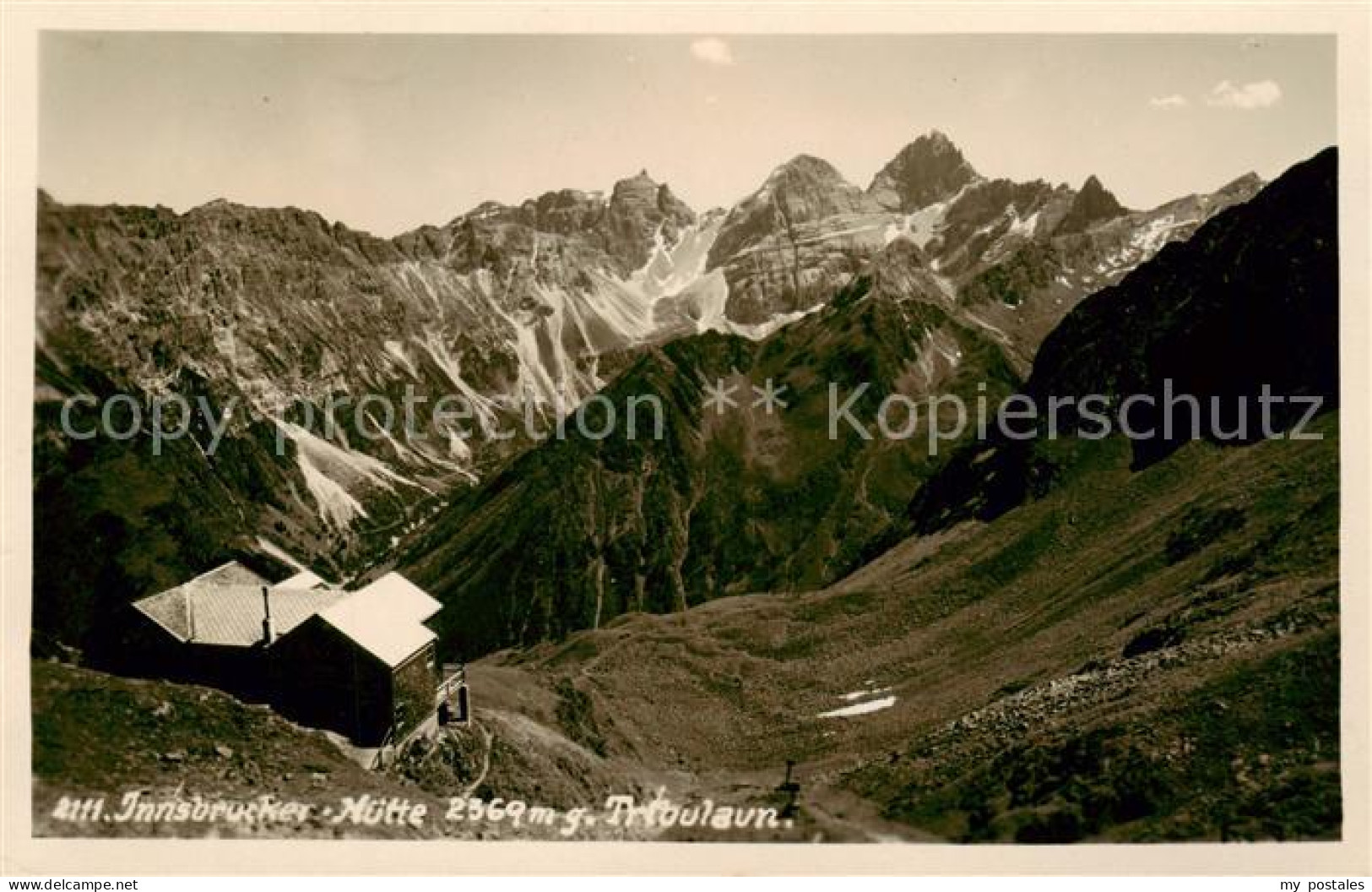 73818160 Innsbruckerhuette 2369m Neustift Stubaital Tirol AT Mit Trubulaun  - Autres & Non Classés