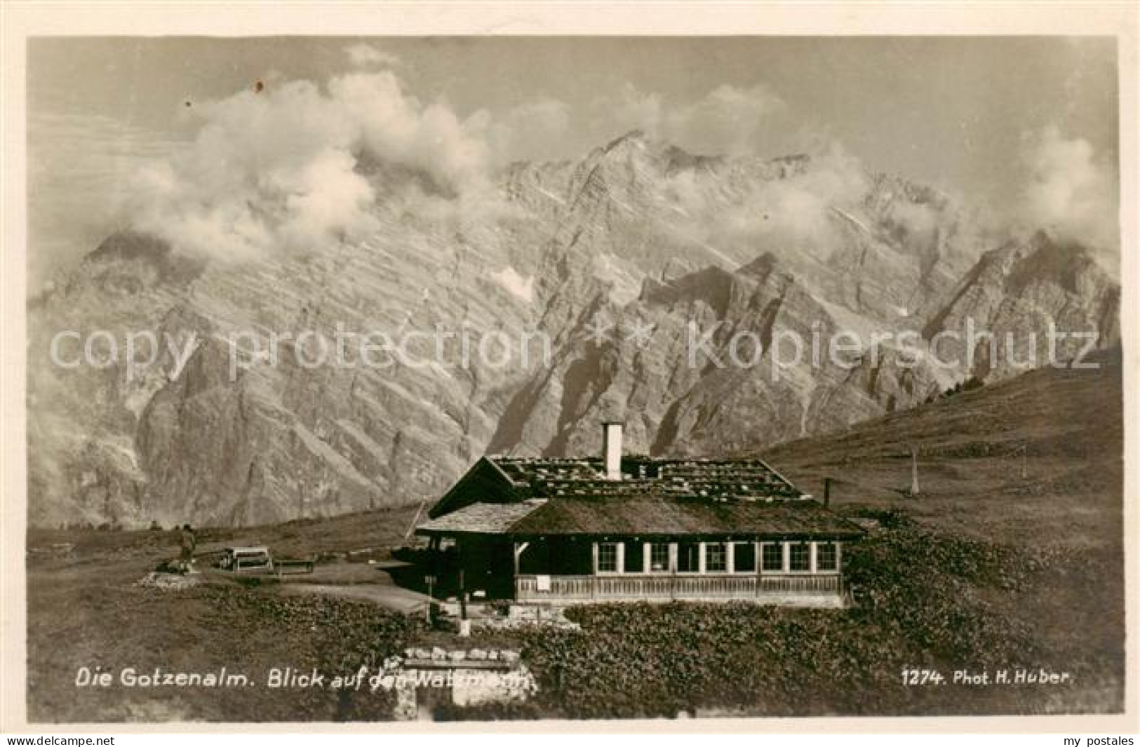 73818151 Koenigssee-Muehlleiten Schoenau Berchtesgaden Die Gotzenalm Mit Watzman - Altri & Non Classificati