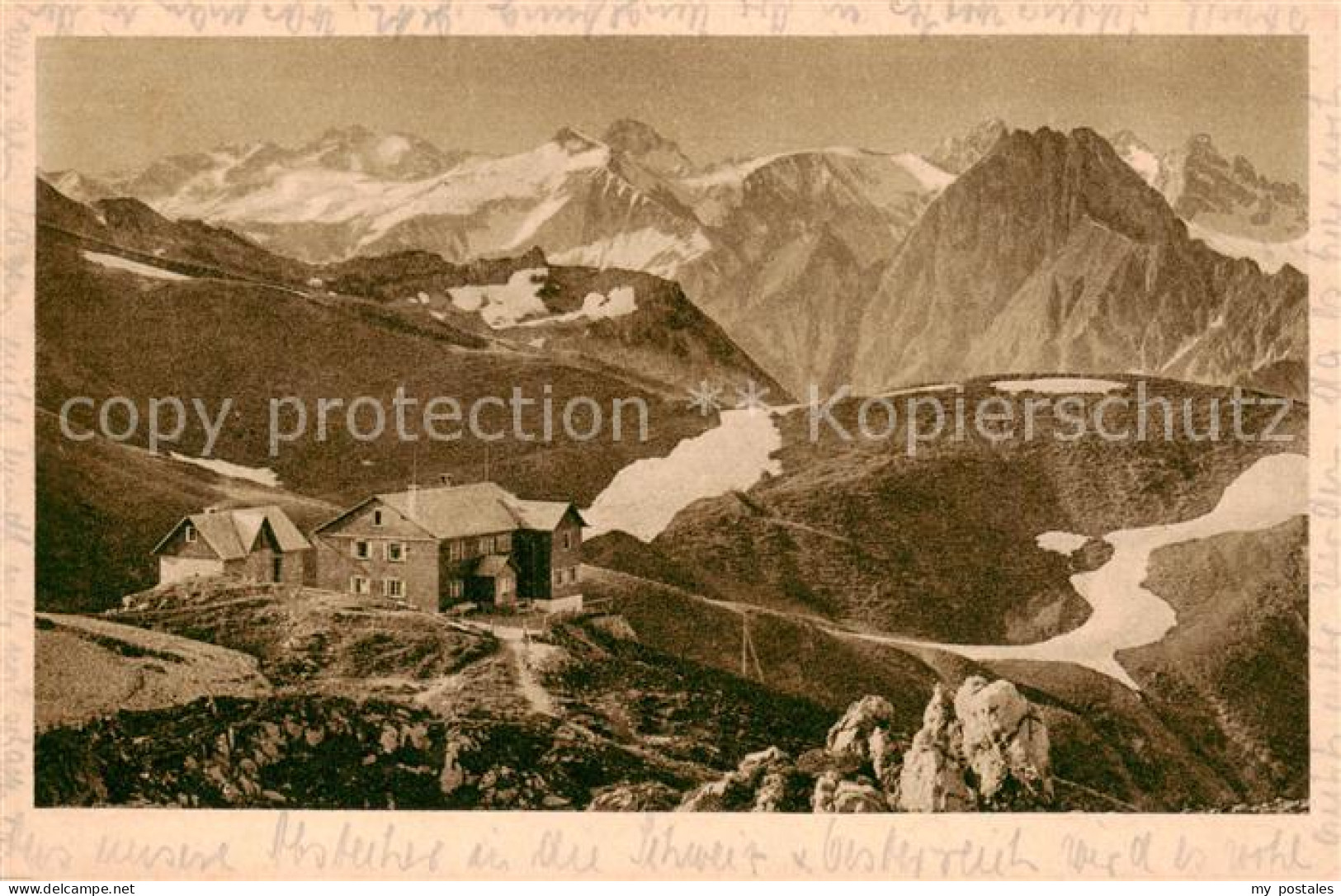 73818127 Edmund-Probst-Haus 1923m Nebelhorn Oberstdorf Panorama  - Oberstdorf