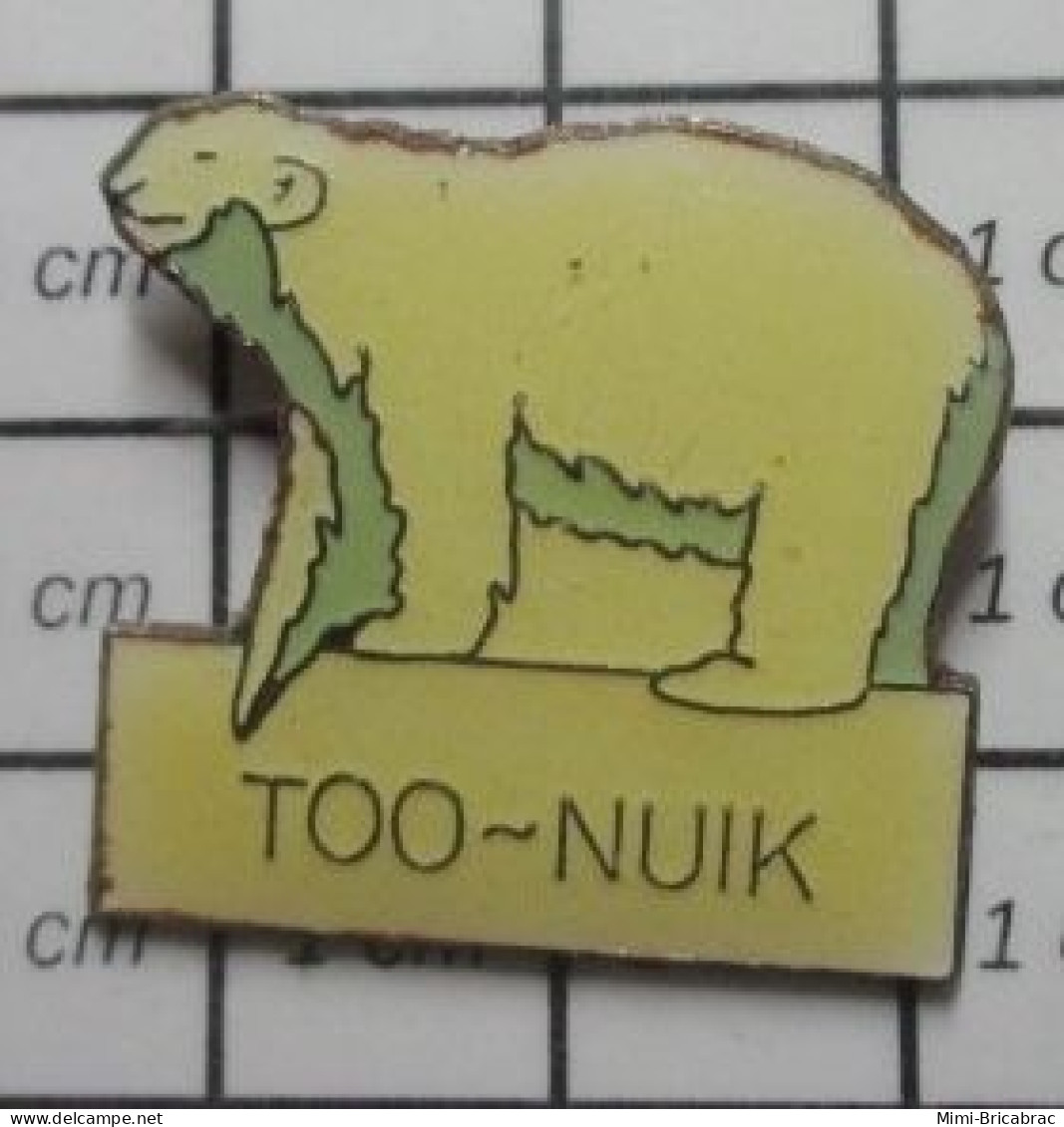 3417 Pin's Pins / Beau Et Rare / ANIMAUX / OURS BLANC TOO-NUIK - Tiere