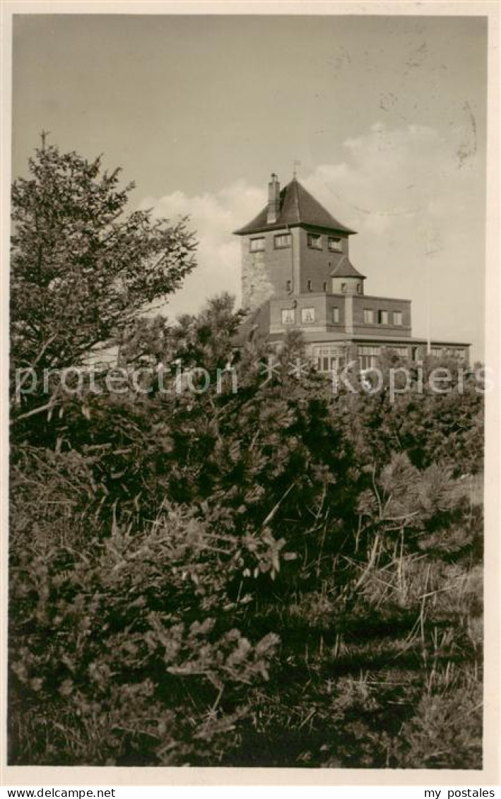 73818072 Burg  Fehmarn Restaurant Wartturm Vom Wald Aus Gesehen  - Fehmarn