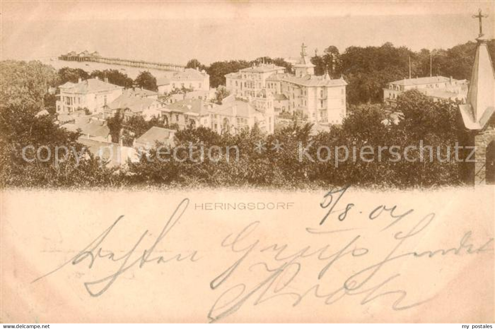 73818066 Heringsdorf  Ostseebad Usedom Panorama Hotels Blick Aufs Meer Deutsche  - Sonstige & Ohne Zuordnung