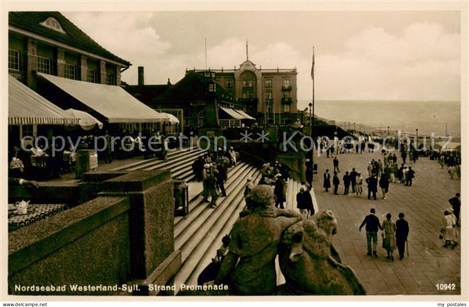 73818050 Westerland Sylt Strand Promenade Restaurants Westerland Sylt - Autres & Non Classés