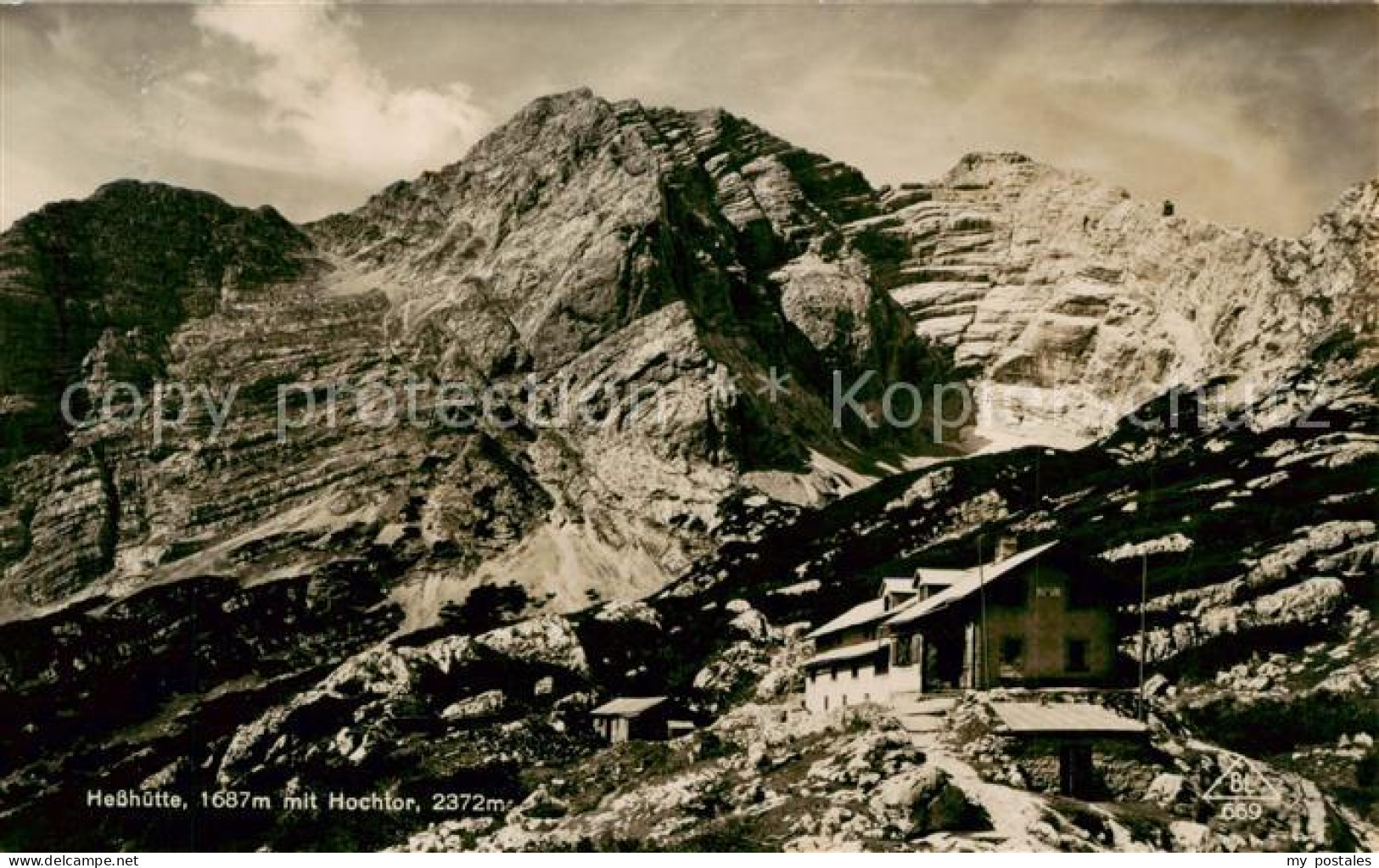 73818017 Hesshuette 1687m Hochtor Gesaeuse AT Panorama  - Sonstige & Ohne Zuordnung