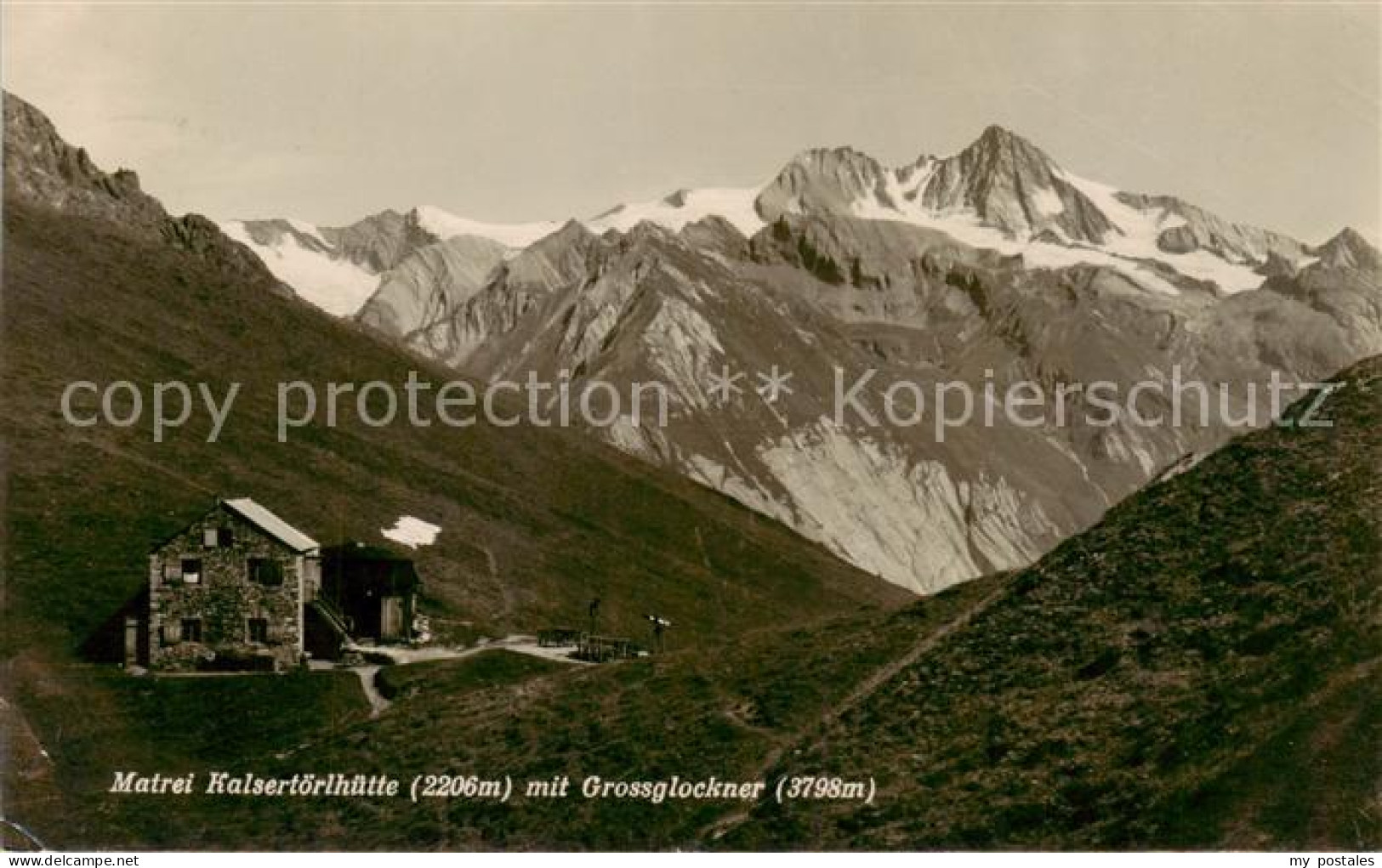73818016 Matreier-Toerl Kals Grossglockner AT Kaisertoerlhuette Panorama  - Andere & Zonder Classificatie
