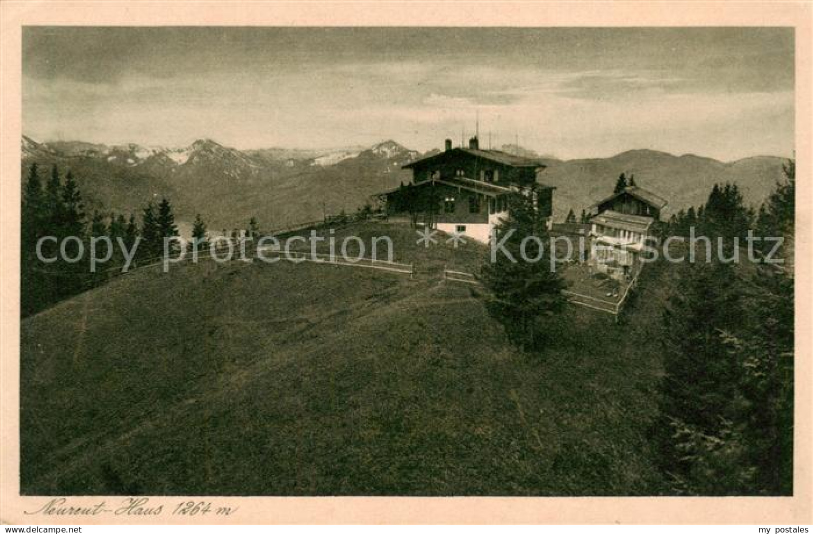 73818004 Neureuthhaus 1264m Tegernsee Fliegeraufnahme  - Tegernsee