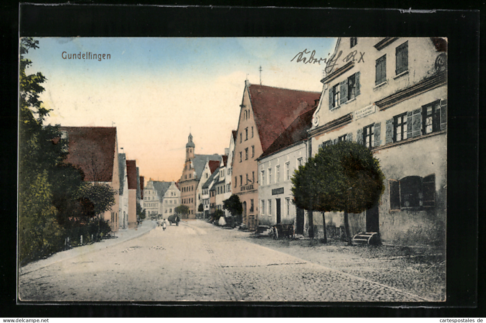 AK Gundelfingen, Teilansicht Mit Gasthaus Zum Adler  - Gundelfingen