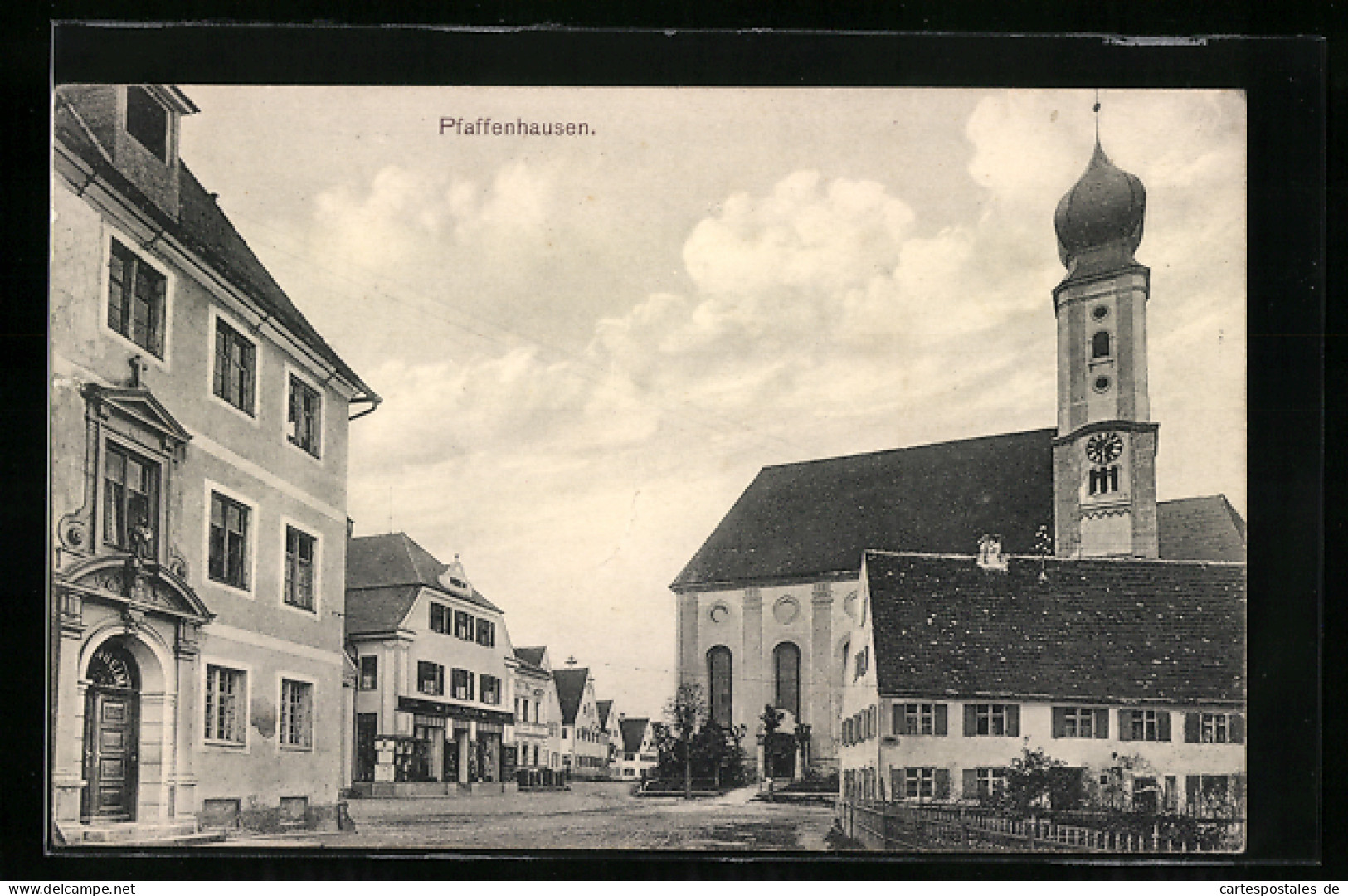 AK Pfaffenhausen, An Der Kirche  - Altri & Non Classificati