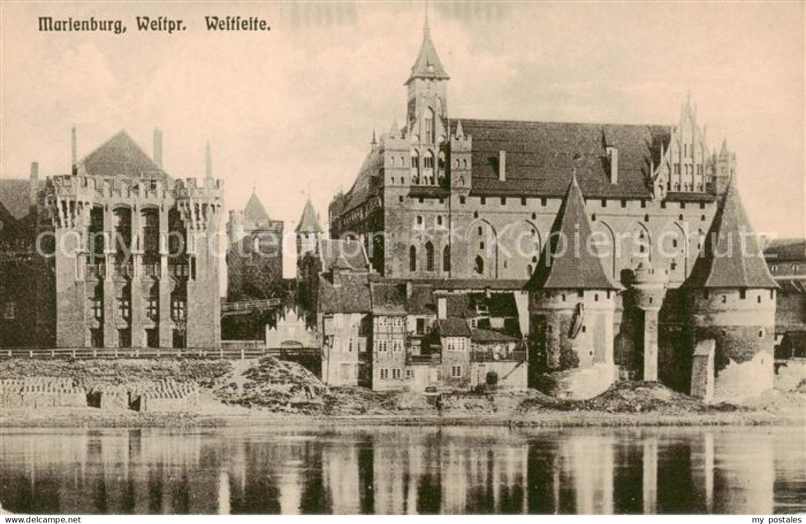 73817981 Marienburg  Westpreussen Malbork PL Westseite  - Polen