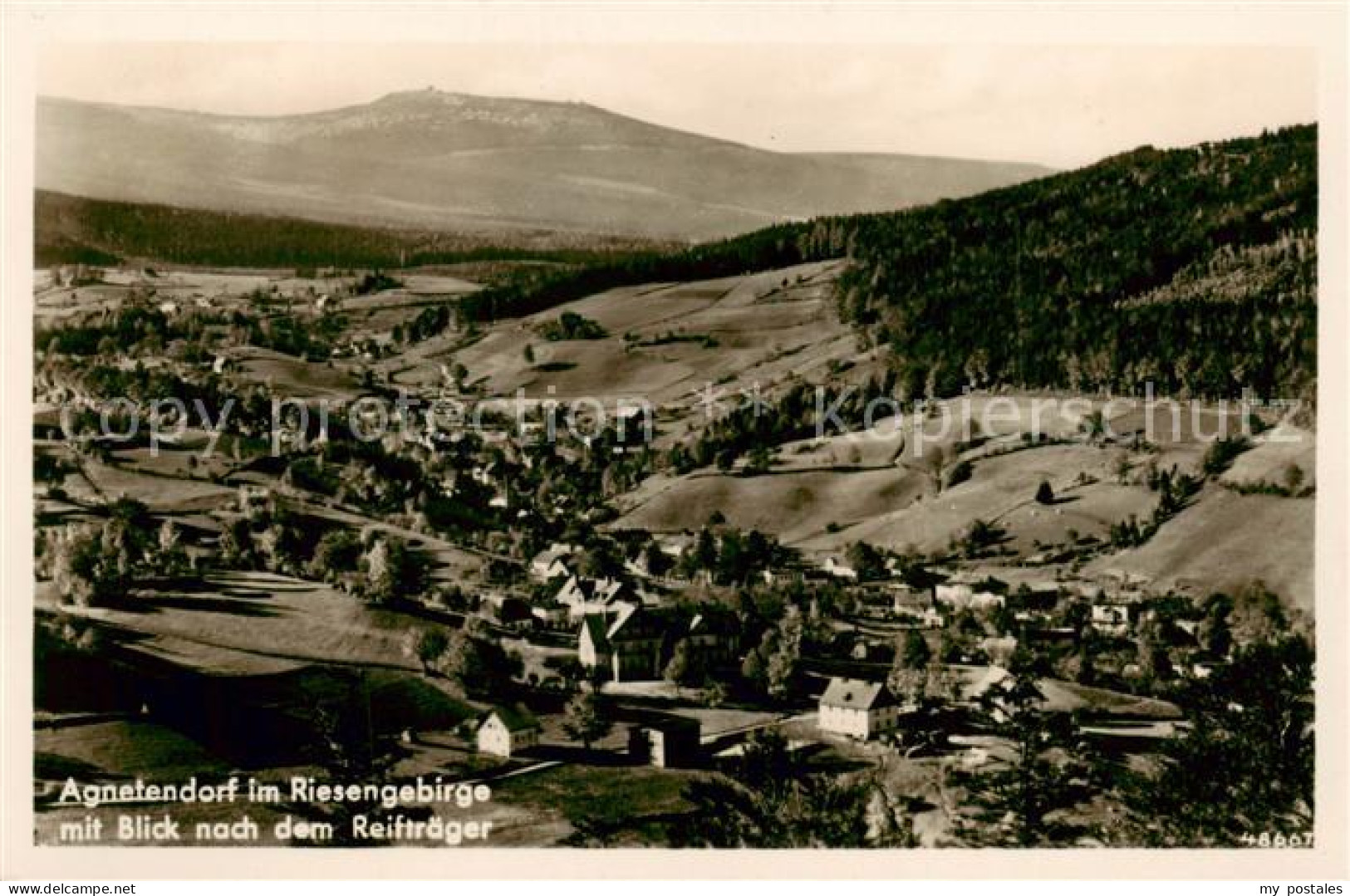 73817978 Agnetendorf  Jagniatkow Jelenia Gora Riesengebirge PL Mit Blick Zum Rei - Pologne