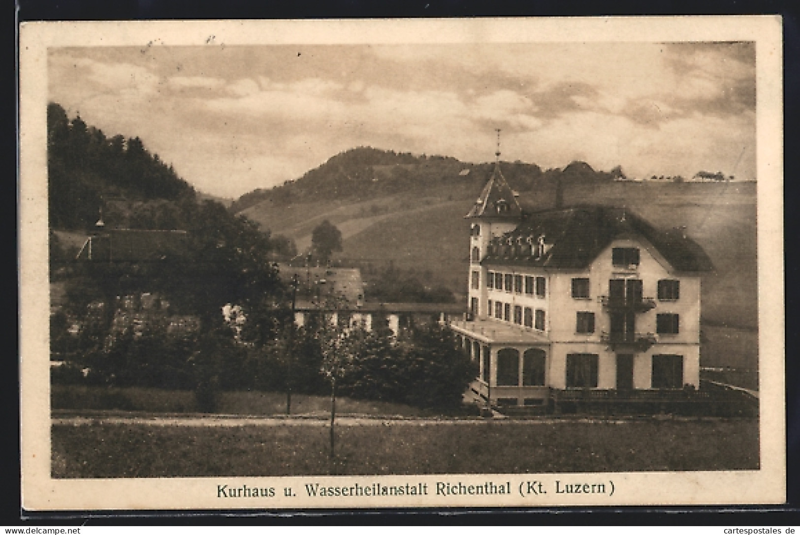 AK Richenthal, Kurhaus Und Wasserheilanstalt  - Richenthal