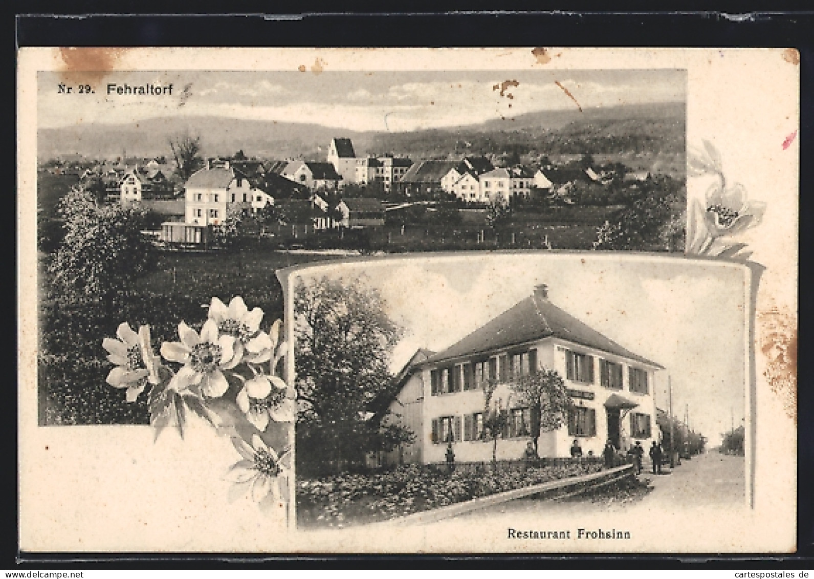 AK Fehraltorf, Restaurant Frohsinn, Teilansicht  - Other & Unclassified