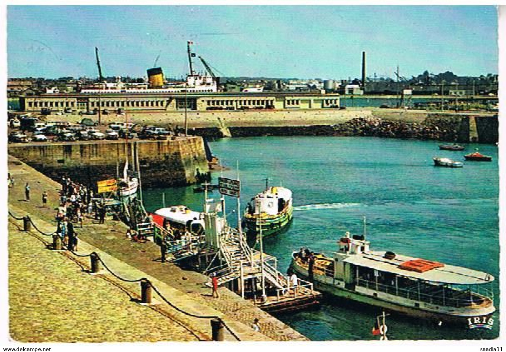 35    SAINT MALO  VUE VERS LA GARA MARITIME  1965 - Saint Malo