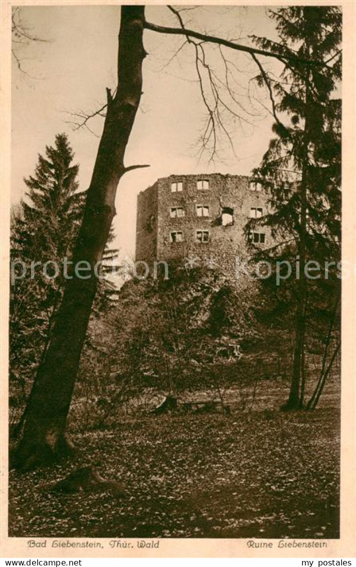 73817885 Bad Liebenstein Ruine Liebenstein Bad Liebenstein - Bad Liebenstein