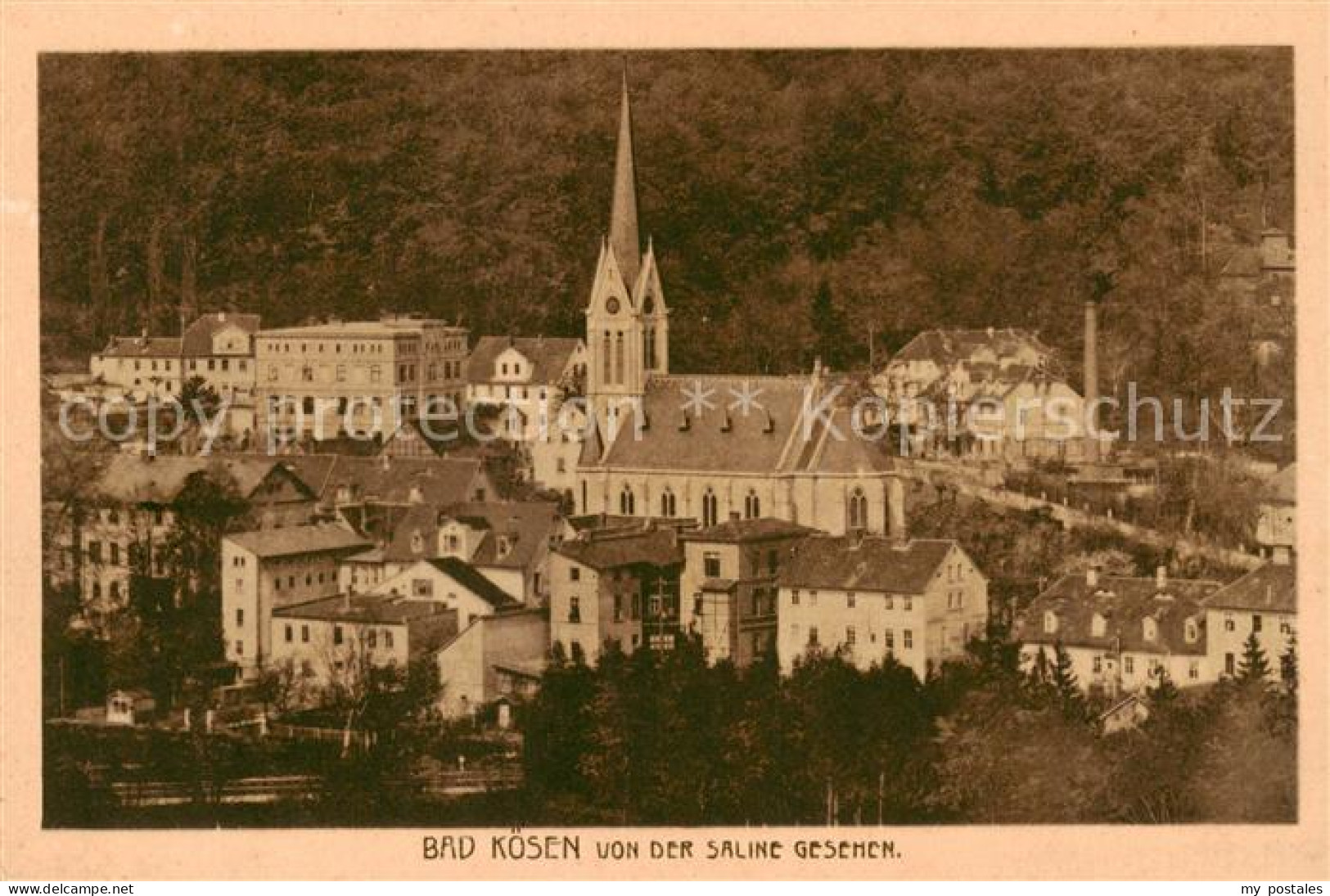 73817871 Bad Koesen Blick Von Der Saline Mit Kirche Bad Koesen - Bad Koesen