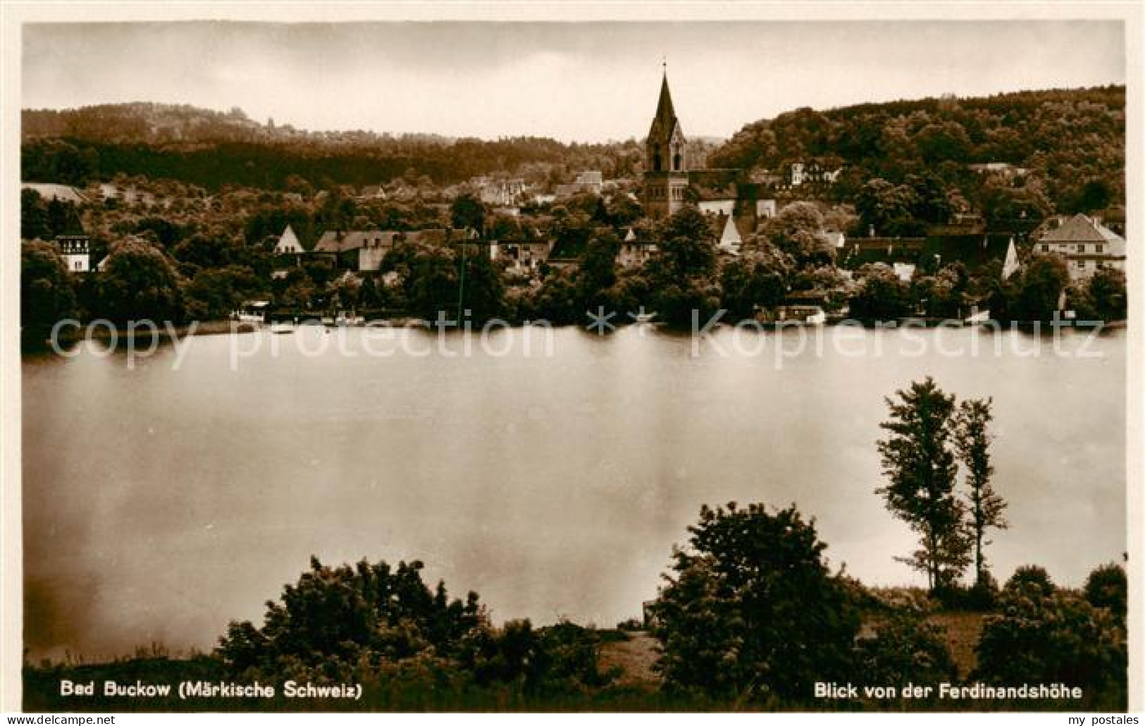 73817858 Bad Buckow Maerkische Schweiz Blick Von Der Ferdinandshoehe Bad Buckow - Andere & Zonder Classificatie