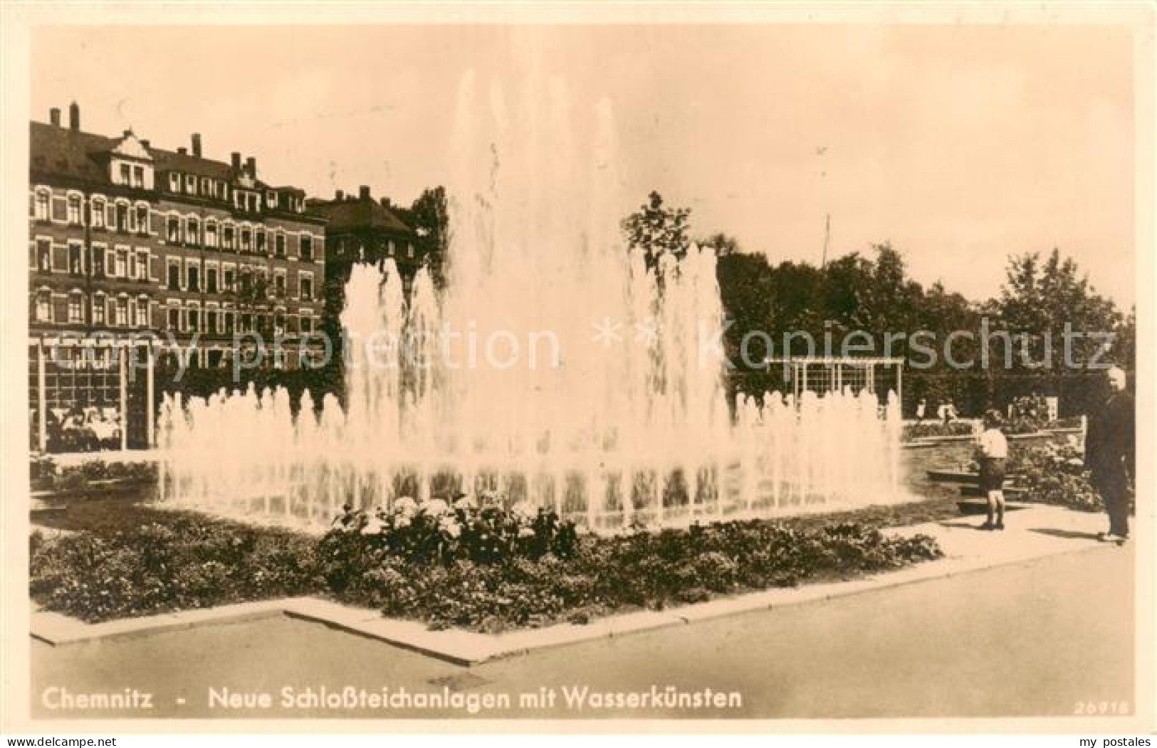 73817840 Chemnitz Neue Schlossteichanlage Mit Wasserkuensten Chemnitz - Chemnitz