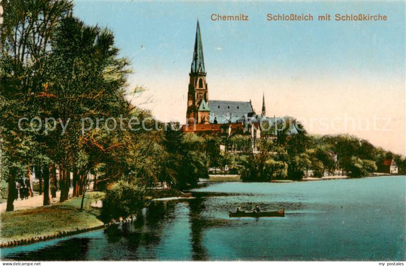 73817838 Chemnitz Schlossteich Mit Schlosskirche Chemnitz - Chemnitz