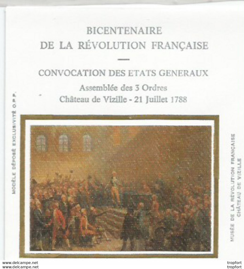 Cpa AL1 / First Day Cover Stamp / Enveloppe Timbrée Timbre Thème Révolution Française GRENOBLE VIZILLE Isère - Sammlungen