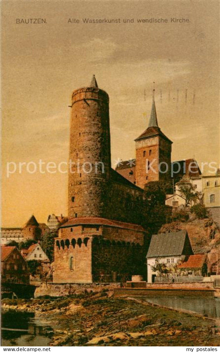 73817775 Bautzen Alte Wasserkunst Und Wendische Kirche Feldpost Bautzen - Bautzen