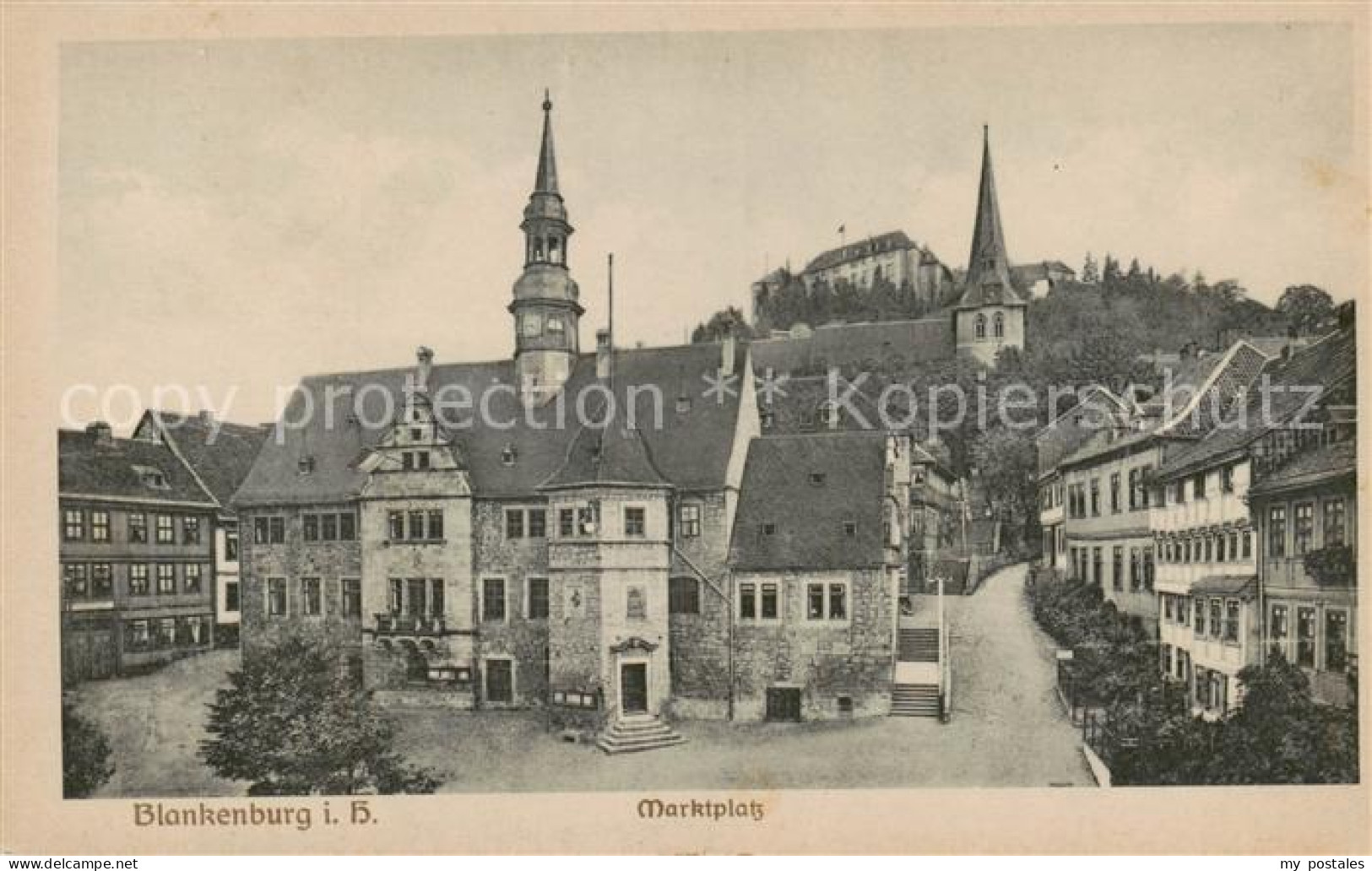 73817771 Blankenburg Harz Marktplatz Blankenburg Harz - Blankenburg