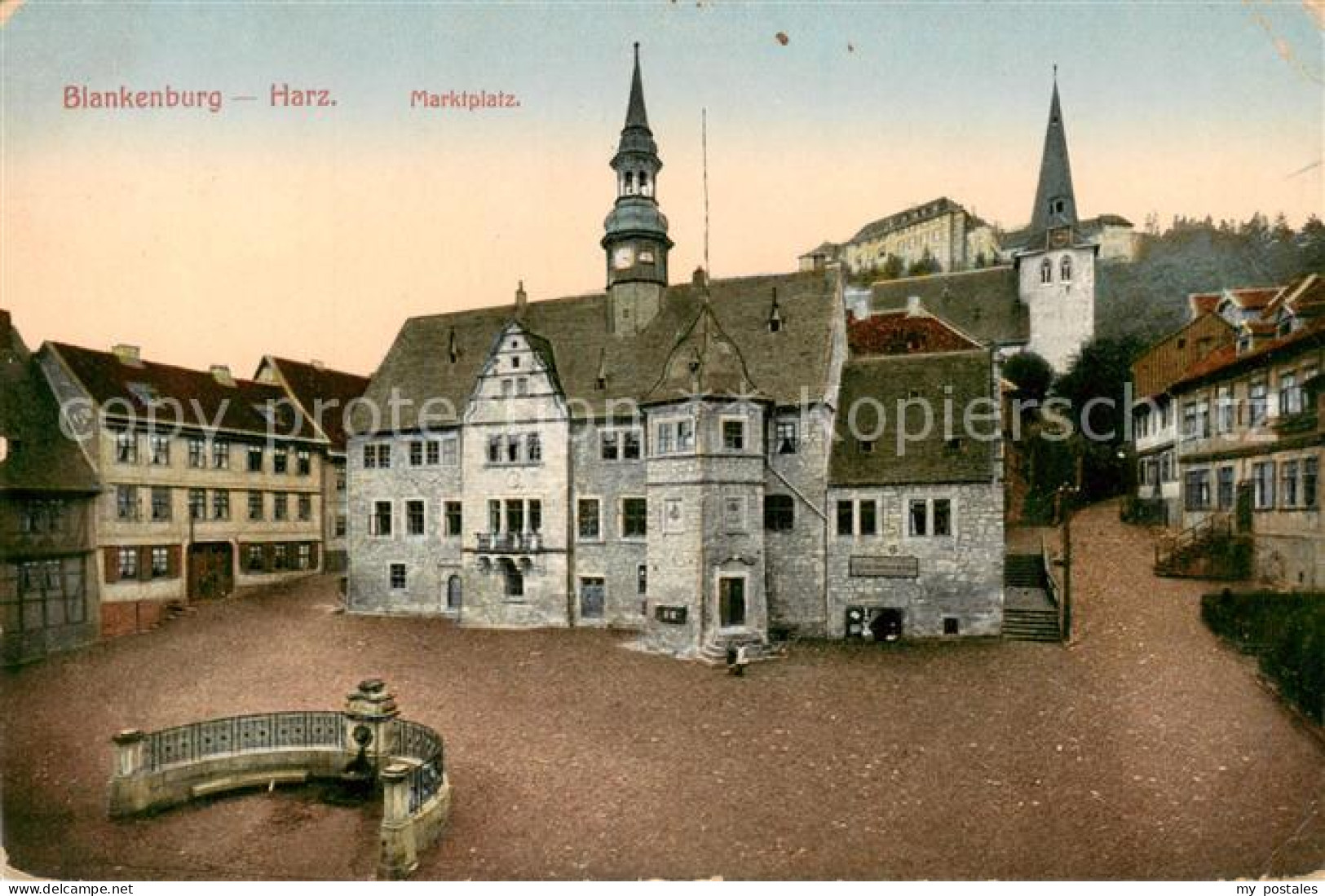 73817731 Blankenburg Harz Marktplatz Blankenburg Harz - Blankenburg