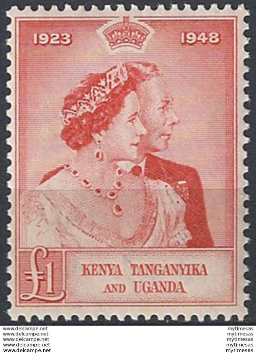 1948 Kenya Uganda Tanganyika £1 MNH SG N. 158 - Andere & Zonder Classificatie