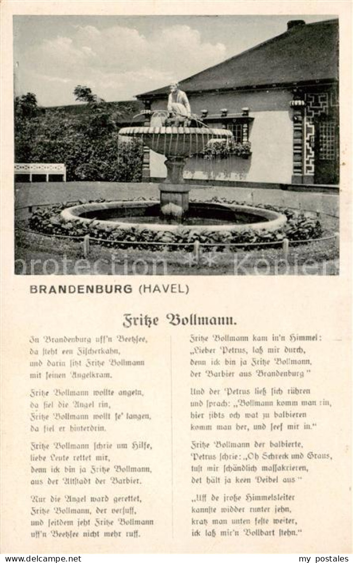 73817616 Brandenburg  Havel Brunnen Konzert Und Ballhaus Waldschloesschen  - Brandenburg