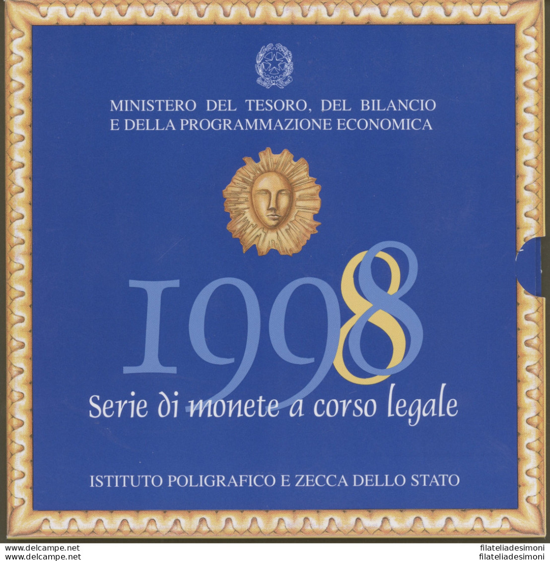 1998 Italia - Monetazione Divisionale Annata Completa FDC - Nieuwe Sets & Proefsets