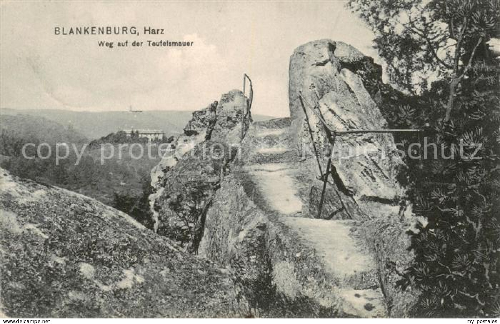 73817606 Blankenburg Harz Weg Auf Der Teufelsmauer Blankenburg Harz - Blankenburg