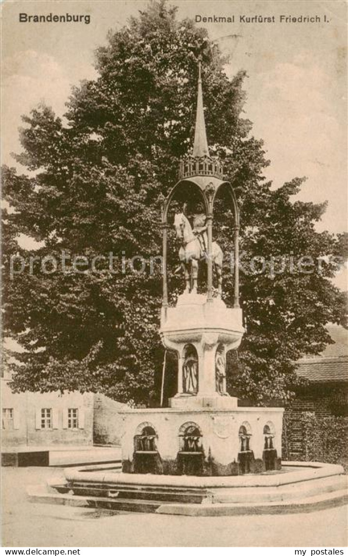 73817605 Brandenburg  Havel Denkmal Kurfuerst Friedrich I  - Brandenburg