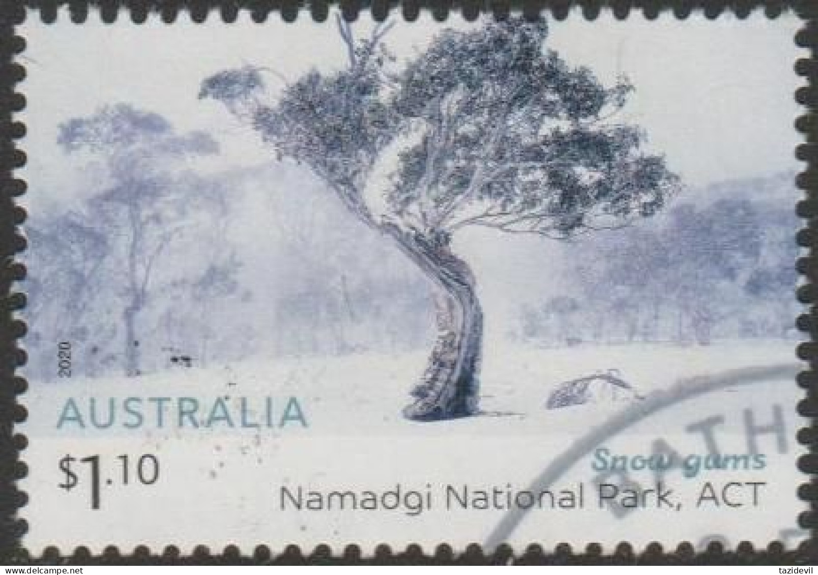 AUSTRALIA - USED 2020 $1.10 Australian Alps - Snow Gums Namadgi National Park, ACT - Gebraucht