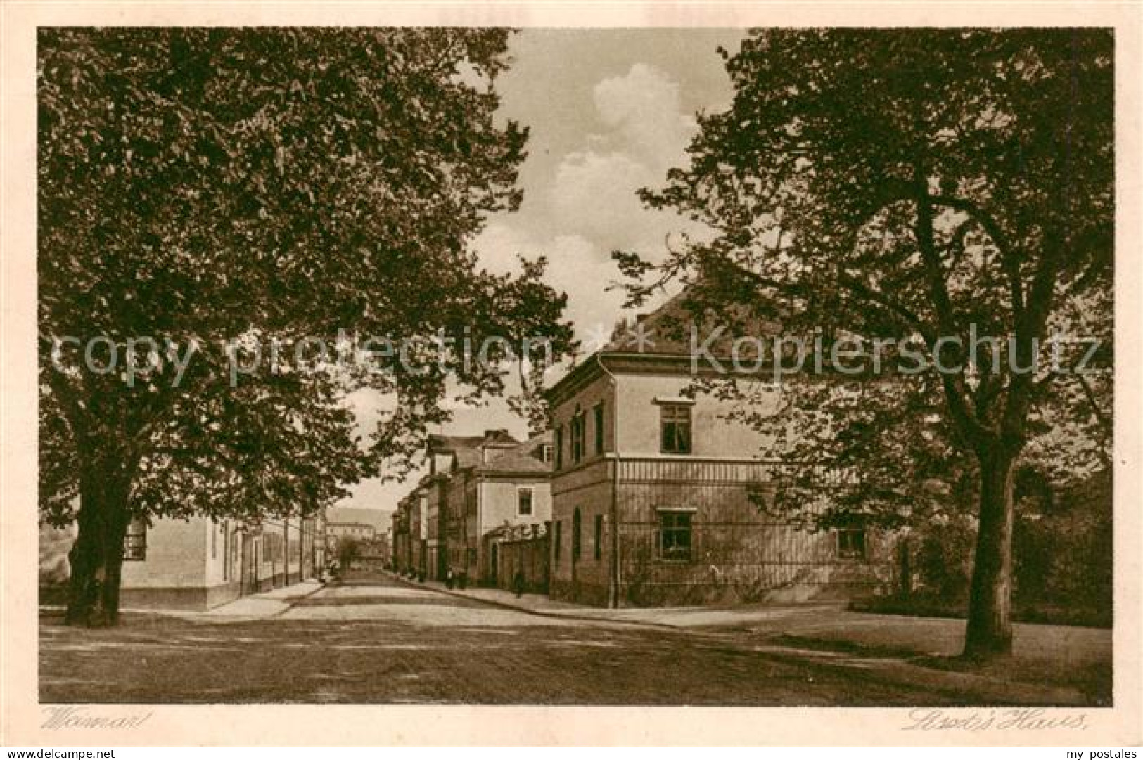 73817563 Weimar  Thueringen Liszt Haus  - Weimar