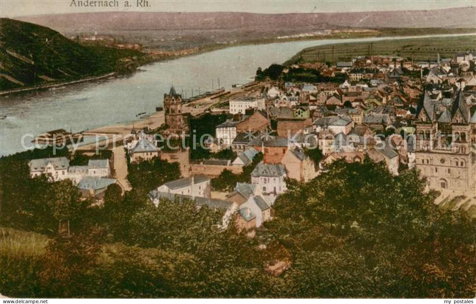 73817558 Andernach Rhein Panorama Andernach Rhein - Andernach