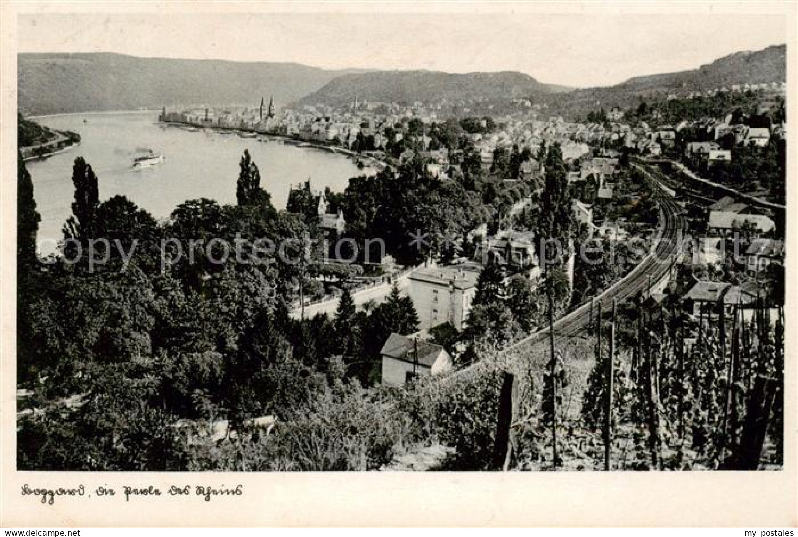 73817557 Boppard Rhein Panorama Boppard Rhein - Boppard