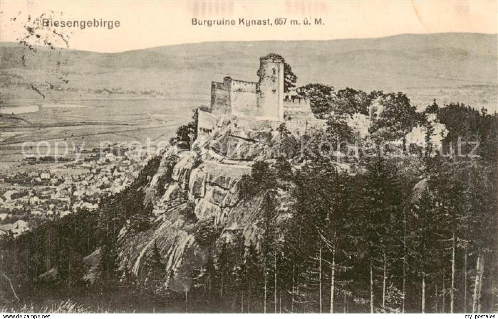 73817538 Riesengebirge_Krkonose_Karkonosze Burgruine Kynast - Czech Republic