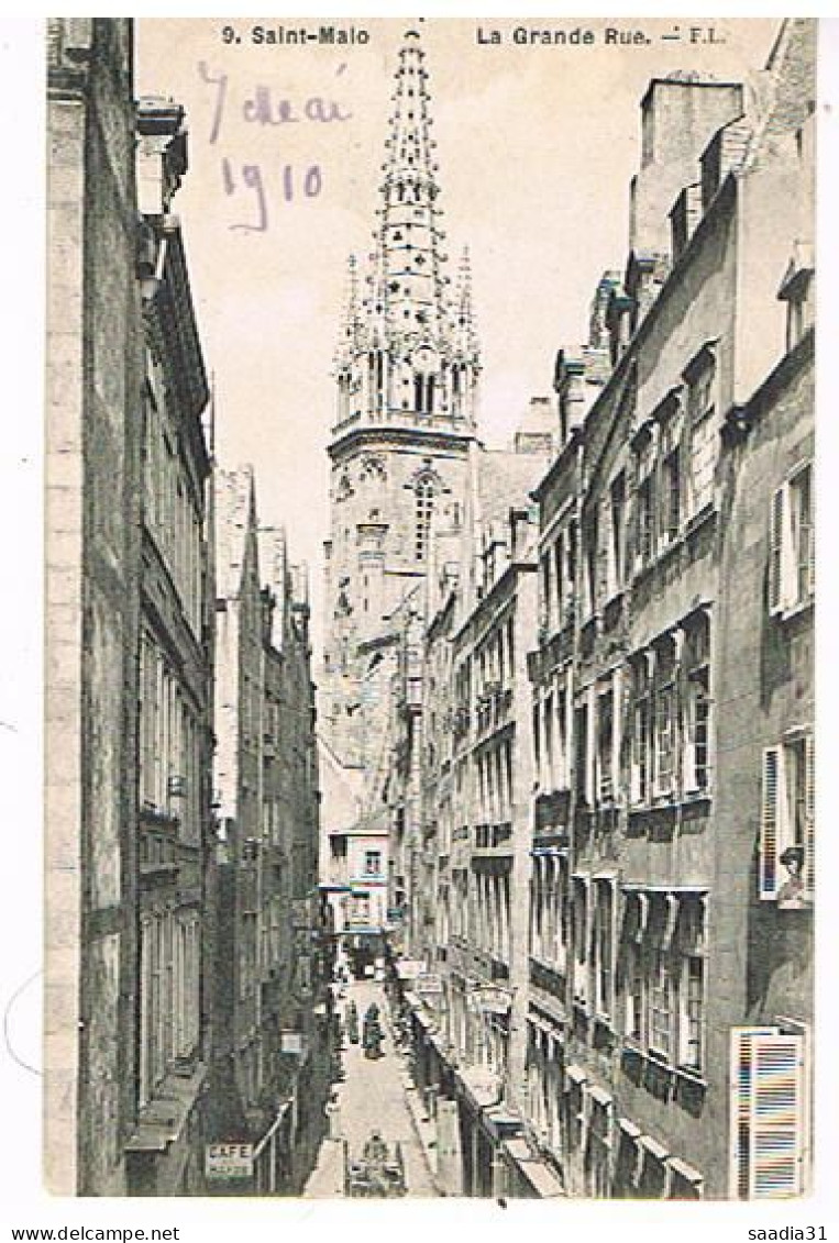 35   SAINT MALO  LA GRANDE RUE - Saint Malo