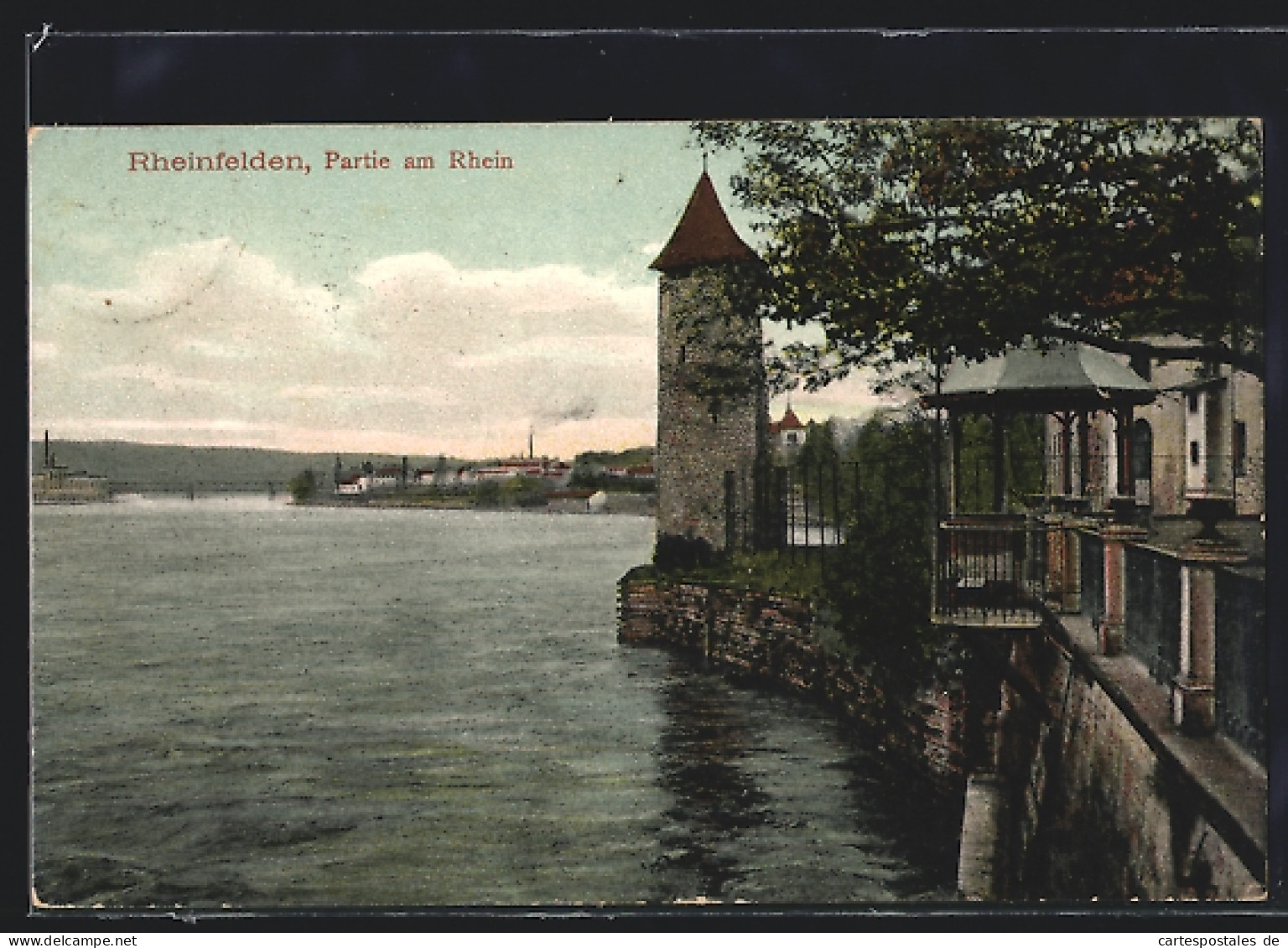 AK Rheinfelden, Partie Am Rhein  - Rheinfelden