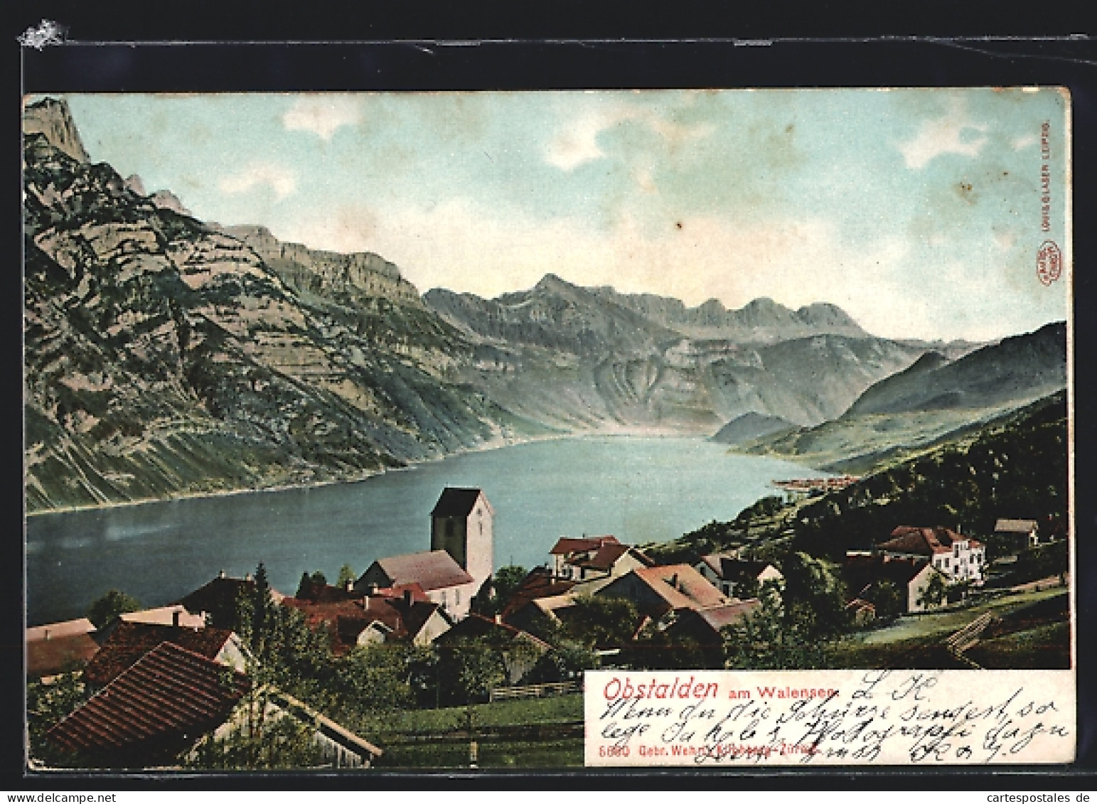 AK Obstalden Am Walensee, Panorama  - Obstalden