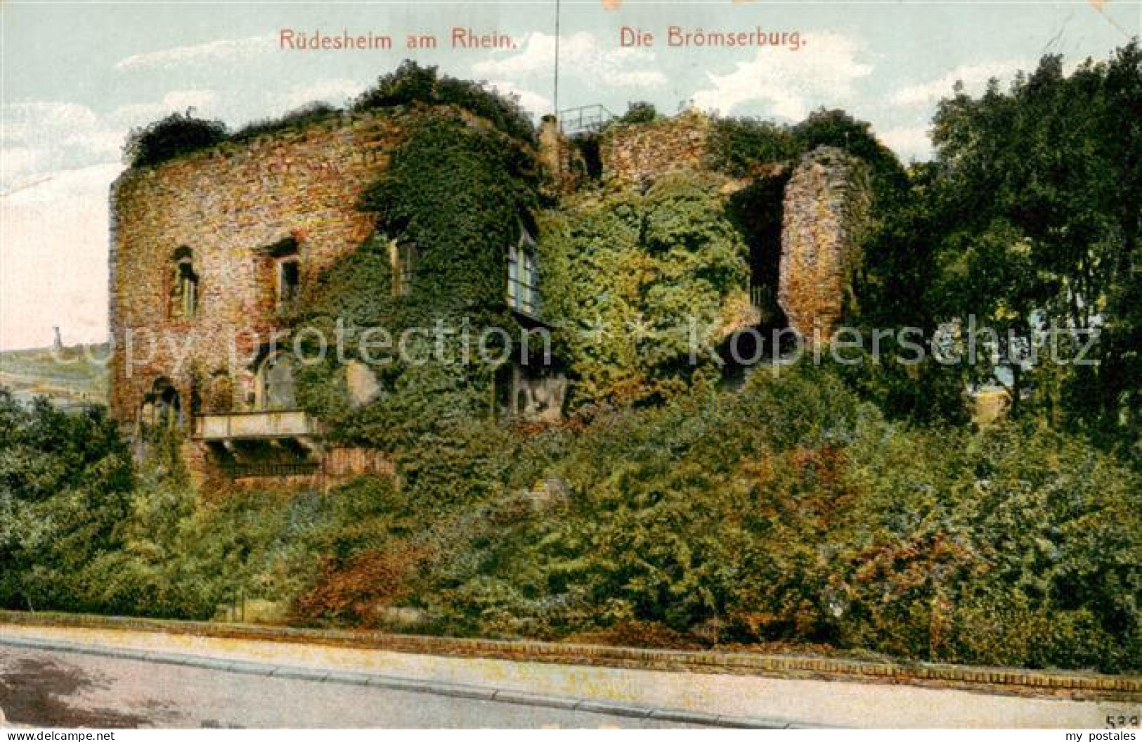 73817451 Ruedesheim Am Rhein Die Broemserburg  - Rüdesheim A. Rh.