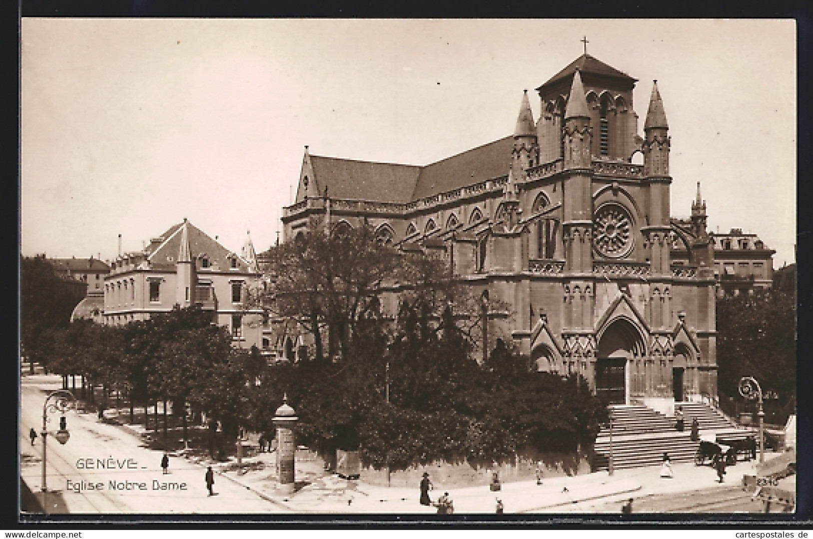 AK Geneve, Eglise Notre Dame  - Autres & Non Classés