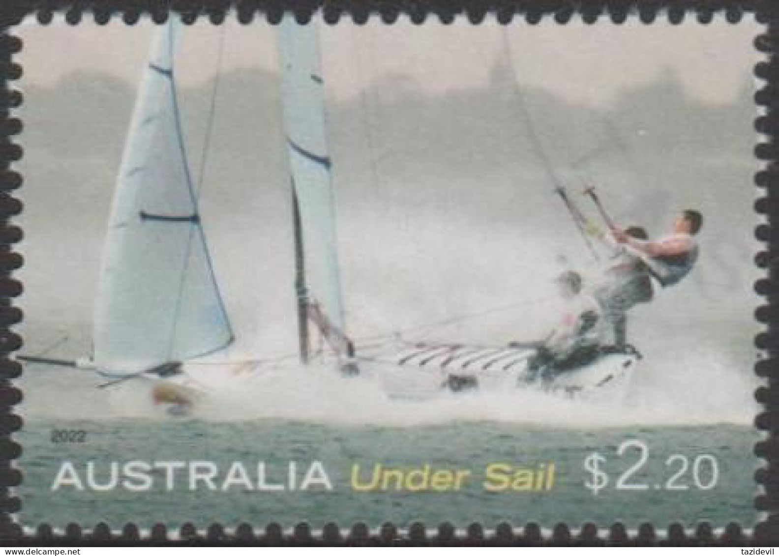 AUSTRALIA - USED 2022 $2.20 Under Sail - 16 Foot Skiff - Oblitérés