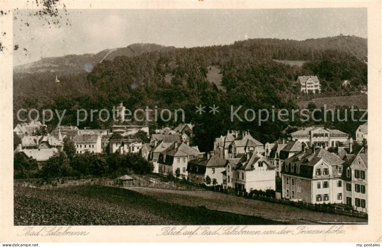 73817400 Bad Salzbrunn Szczawno-Zdroj PL Panorama Von Der Prinzenhoehe  - Poland