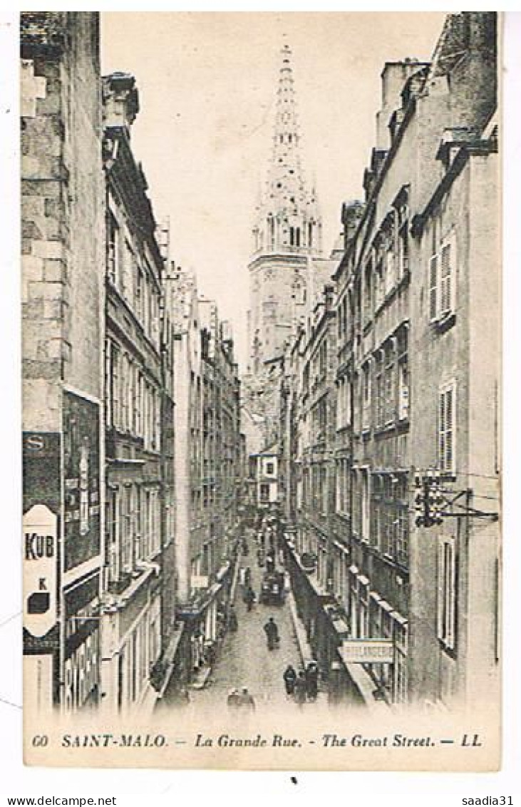 35   SAINT MALO  LA GRANDE RUE - Saint Malo