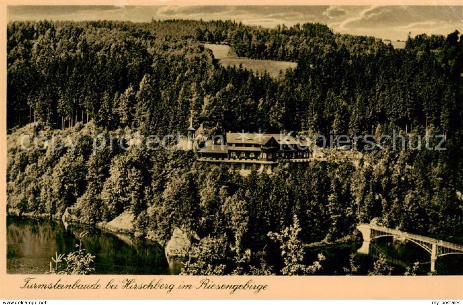 73817367 Hirschberg  Jelenia Gora Riesengebirge PL Turmsteinbaude Panorama  - Pologne