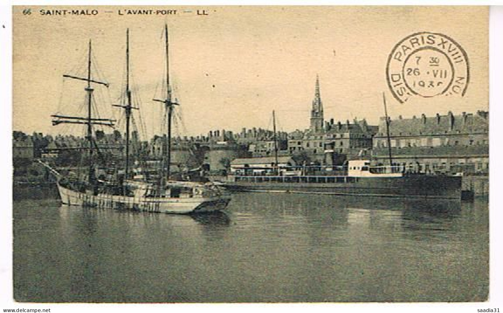 35   SAINT MALO  L AVANT PORT  1930 - Saint Malo