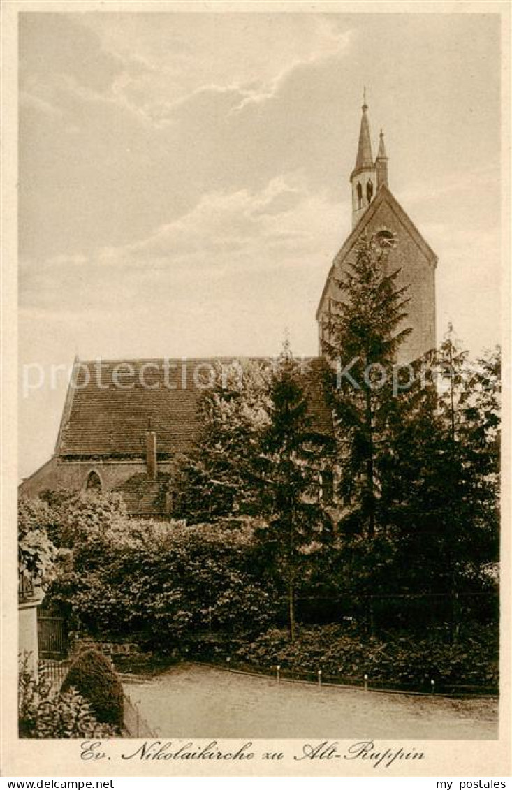 73817243 Alt Ruppin Brandenburg Evangelische Nikolaikirche Alt Ruppin Brandenbur - Neuruppin